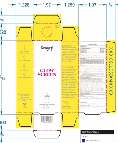 Glowscreen SPF 40 - Golden Hour_50ml_CARTON.jpg Carton - Glowscreen SPF 40 Golden Hour 50ml CARTON